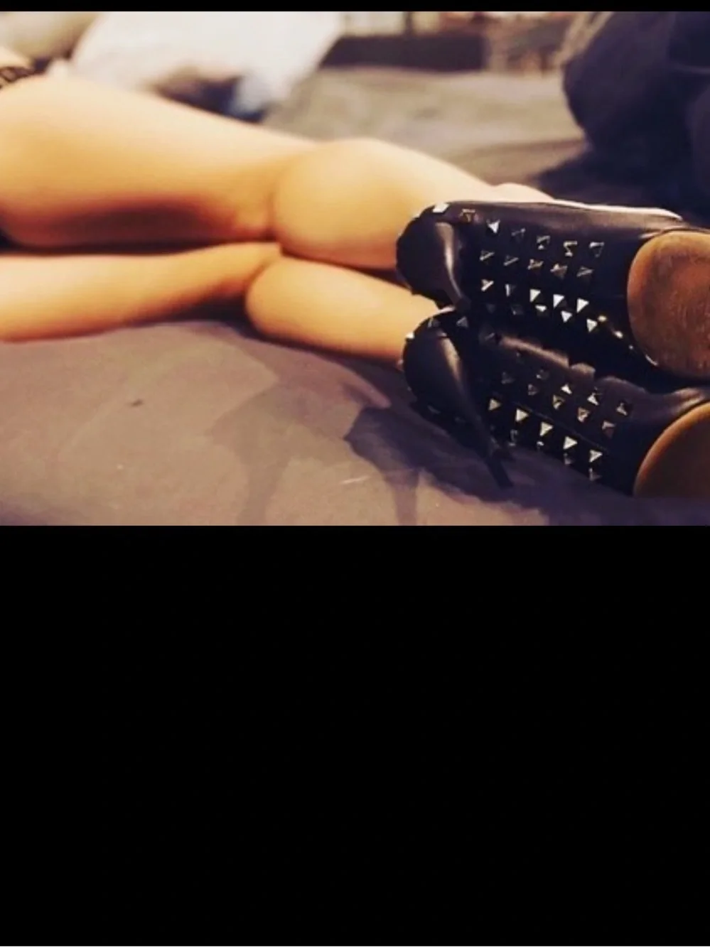 1 Valentino Garavani Black Leather Studded Pointed Pump